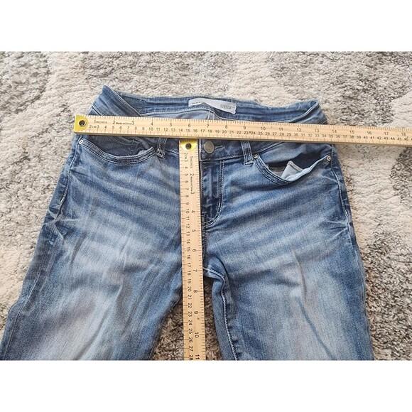 BKE Stella Jeans Womens Size 27x31.5 Blue Slim Fit Low Rise Skinny Stretch Denim - Picture 4 of 8